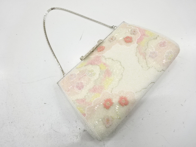 ビーズ　ハンドバッグ